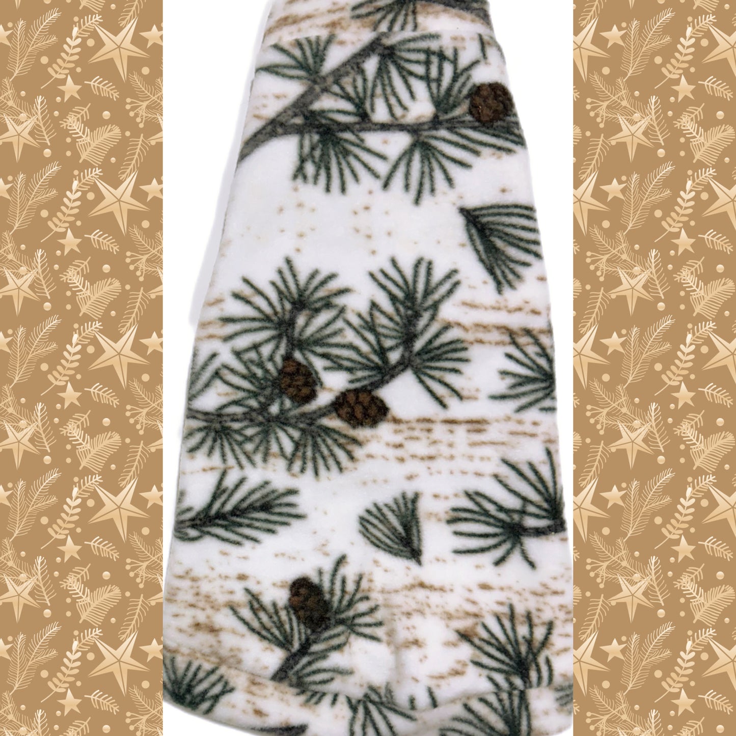 Pine Cone Fleece shirt for sphynx cat. Best sphynx cat clothes. Warm and cozy sphynx cat sweater.