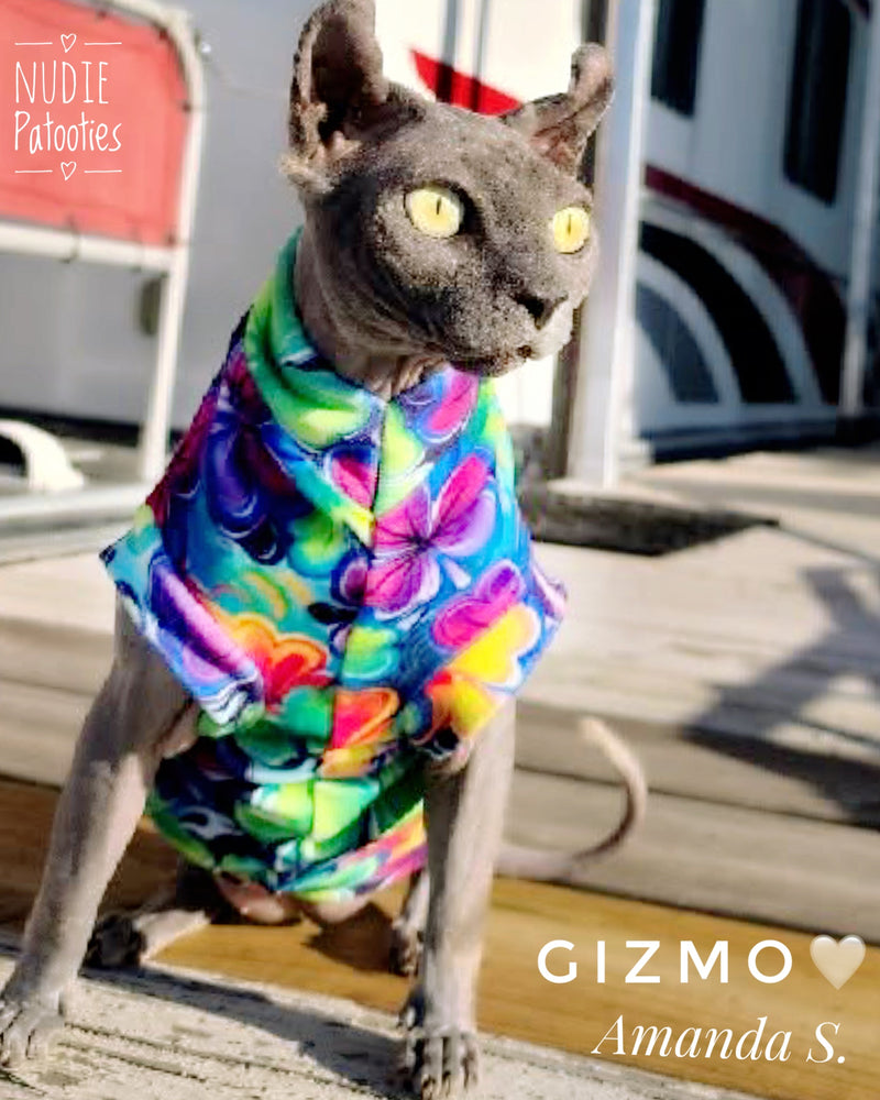Neon Sphynx cat and kitten St. Patrick's Day Shirt. Best hairless sphynx cat clothes, shirts, sweaters, swag
