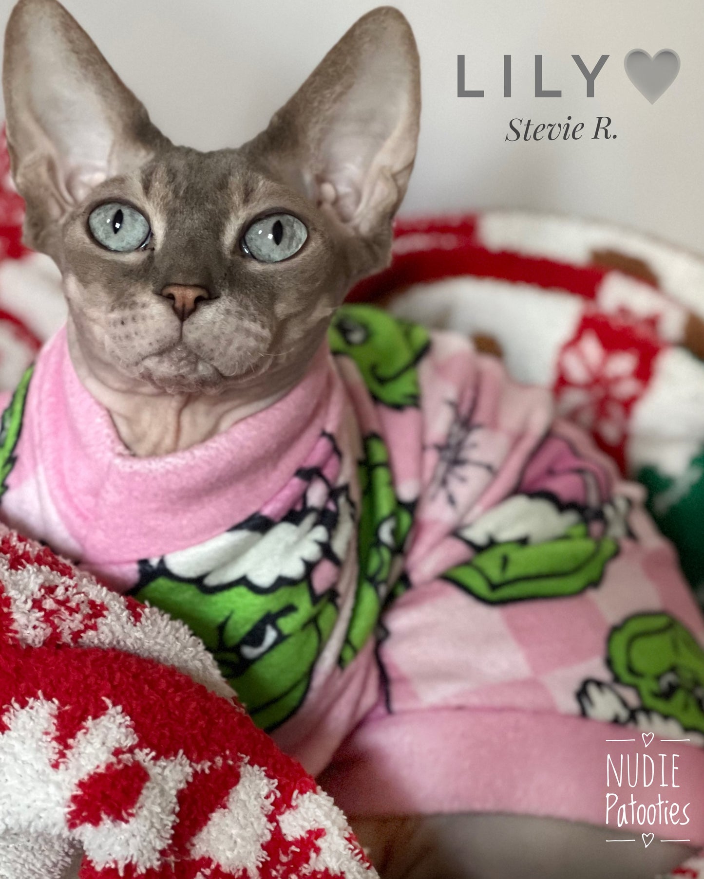 Nuggle Bug, Pink Christmas Plaid