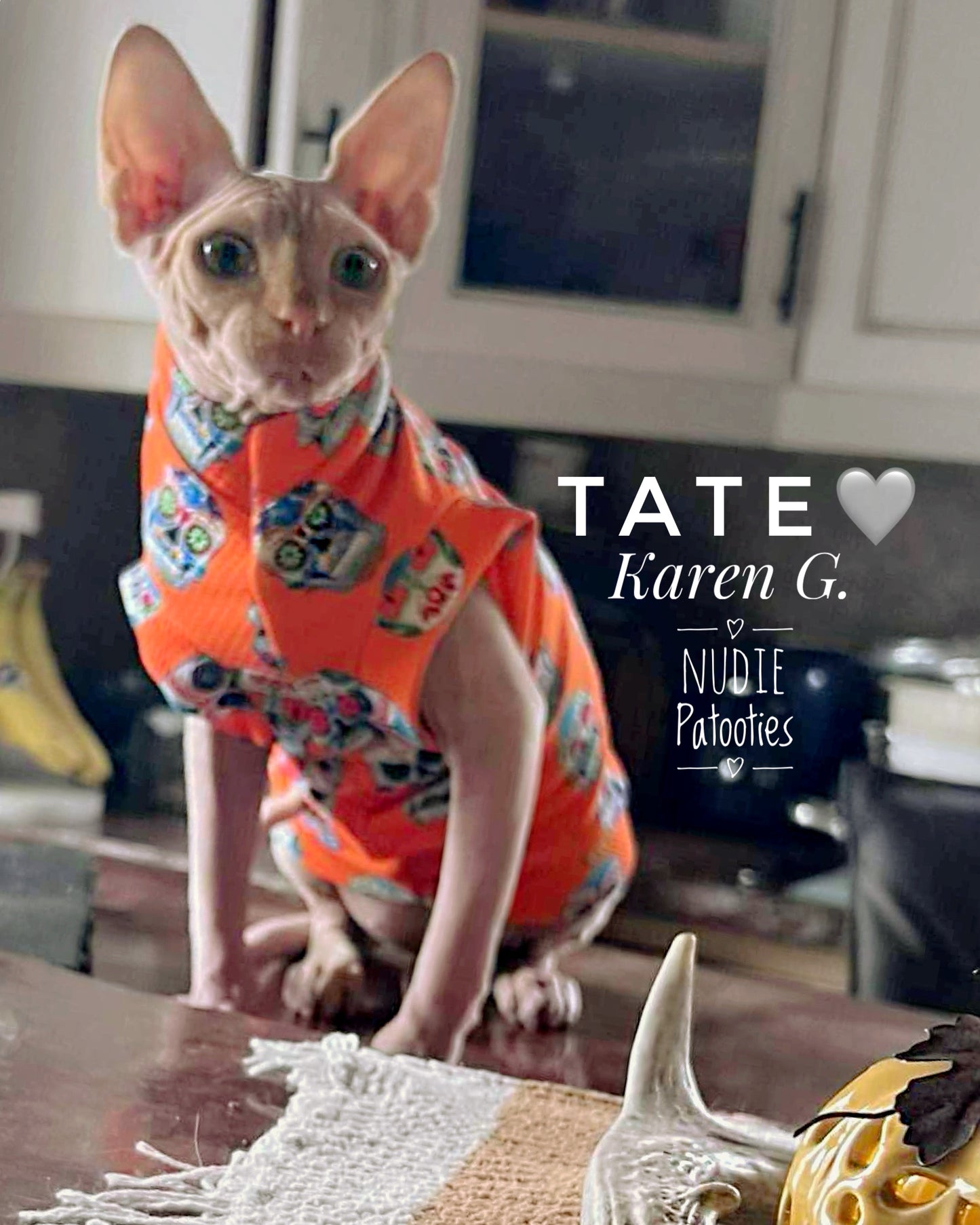 Bright Orange Sugar Skulls