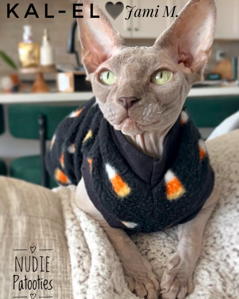 Black Candy Corn Fleece "Pure Sugar"