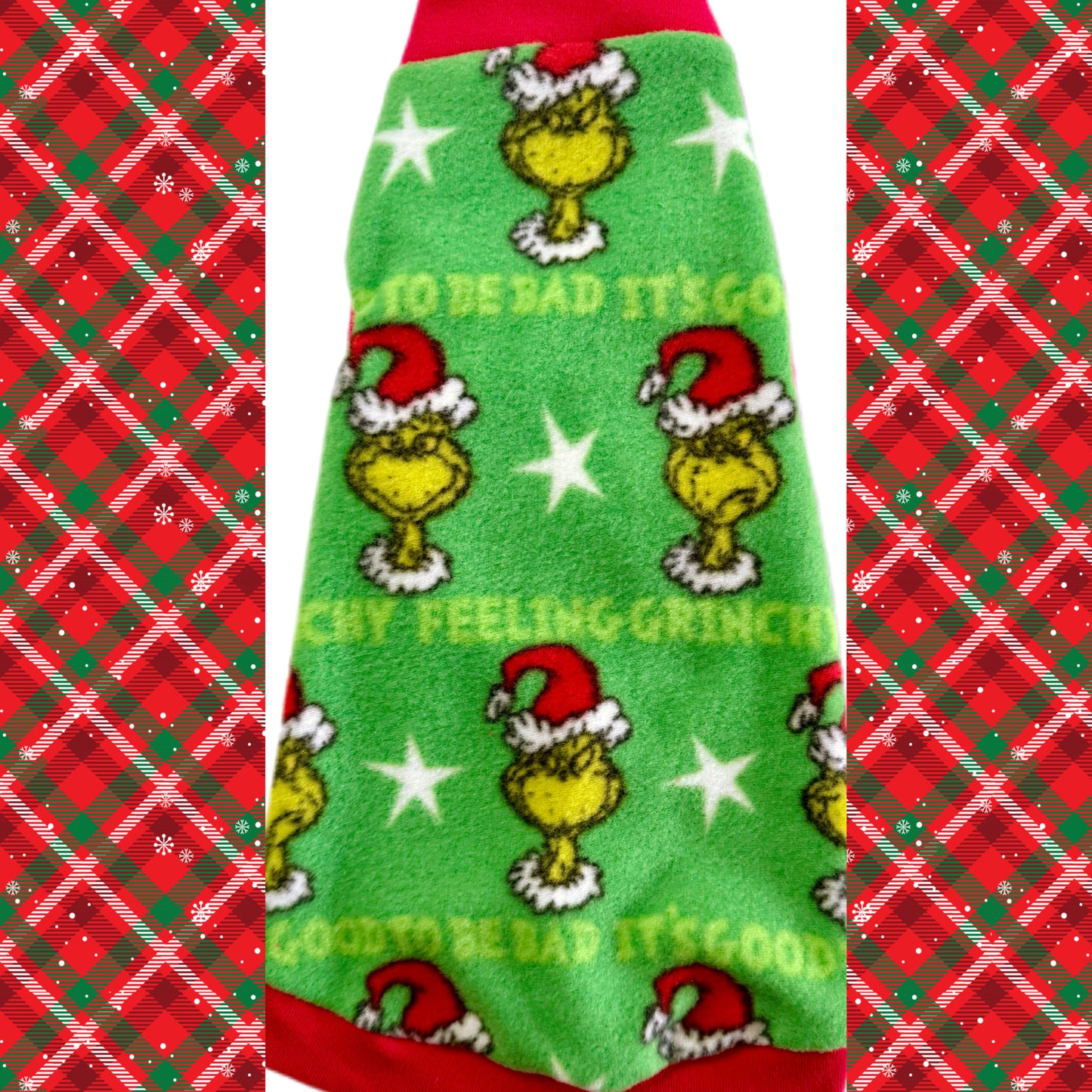 Grumpy Green Guy Fleece “He’s a Mean One”