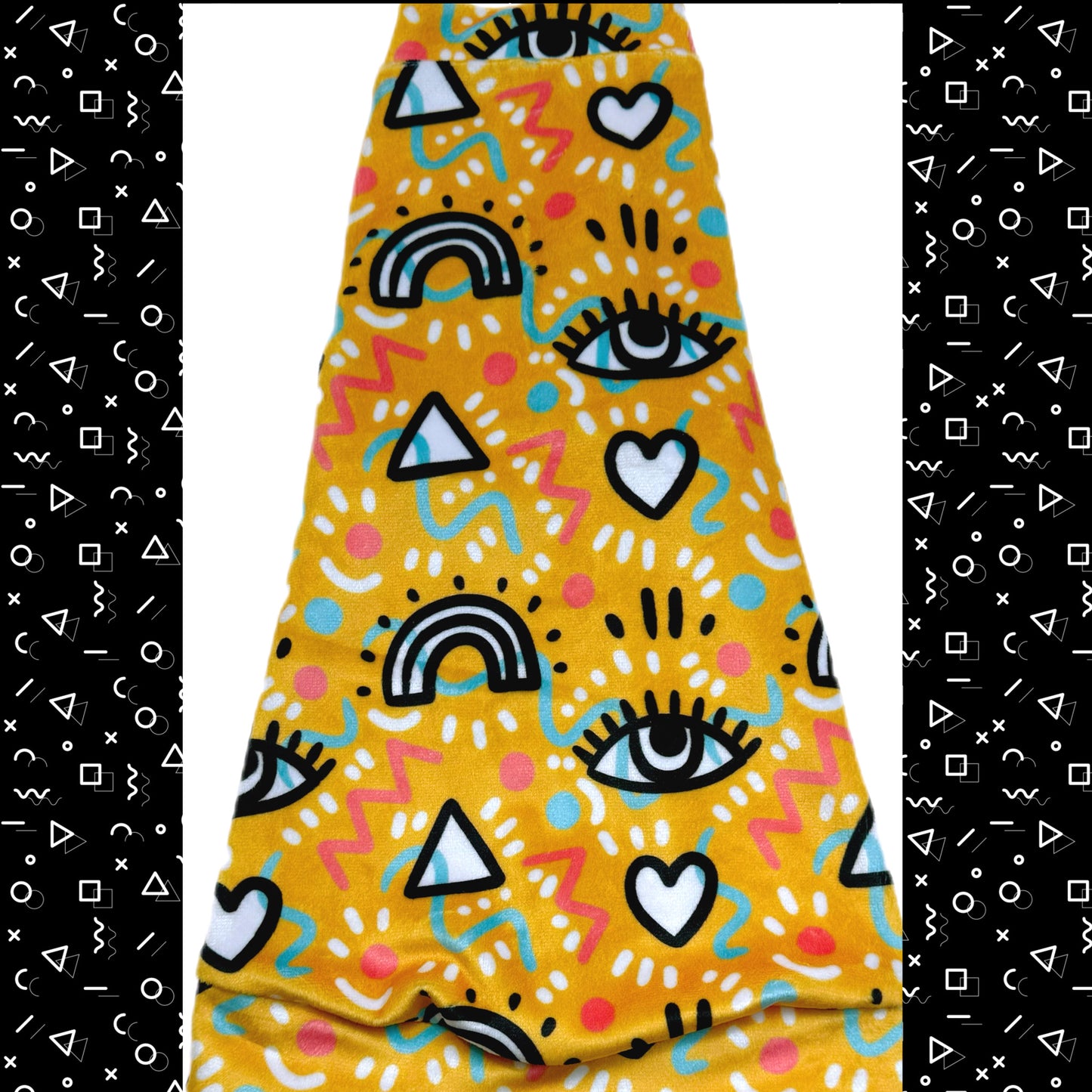 Rainbow velvet sphynx cat shirt. Sphynx cat clothes and clothing.