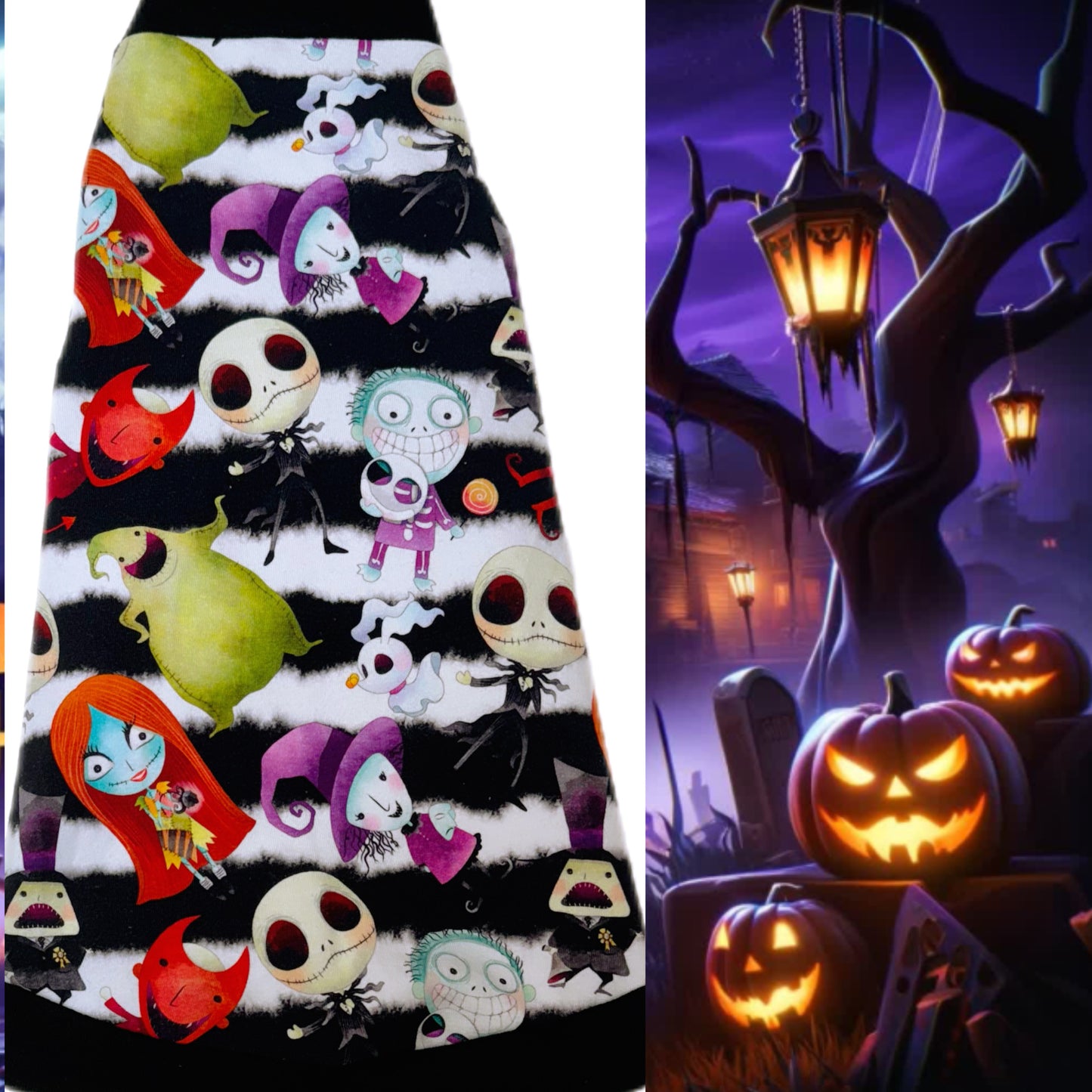 Sphynx cat and kitten stripped Halloween shirt. Sphynx cat clothes.