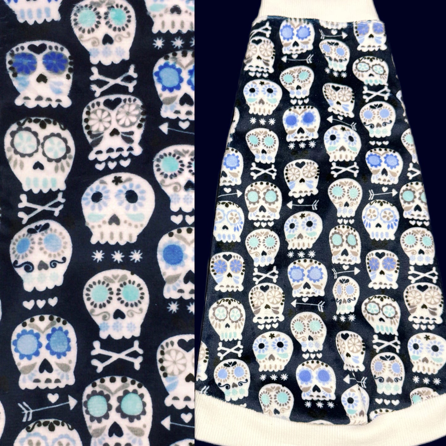 Sphynx cat minky skull shirt. Best Sphynx cat clothes.