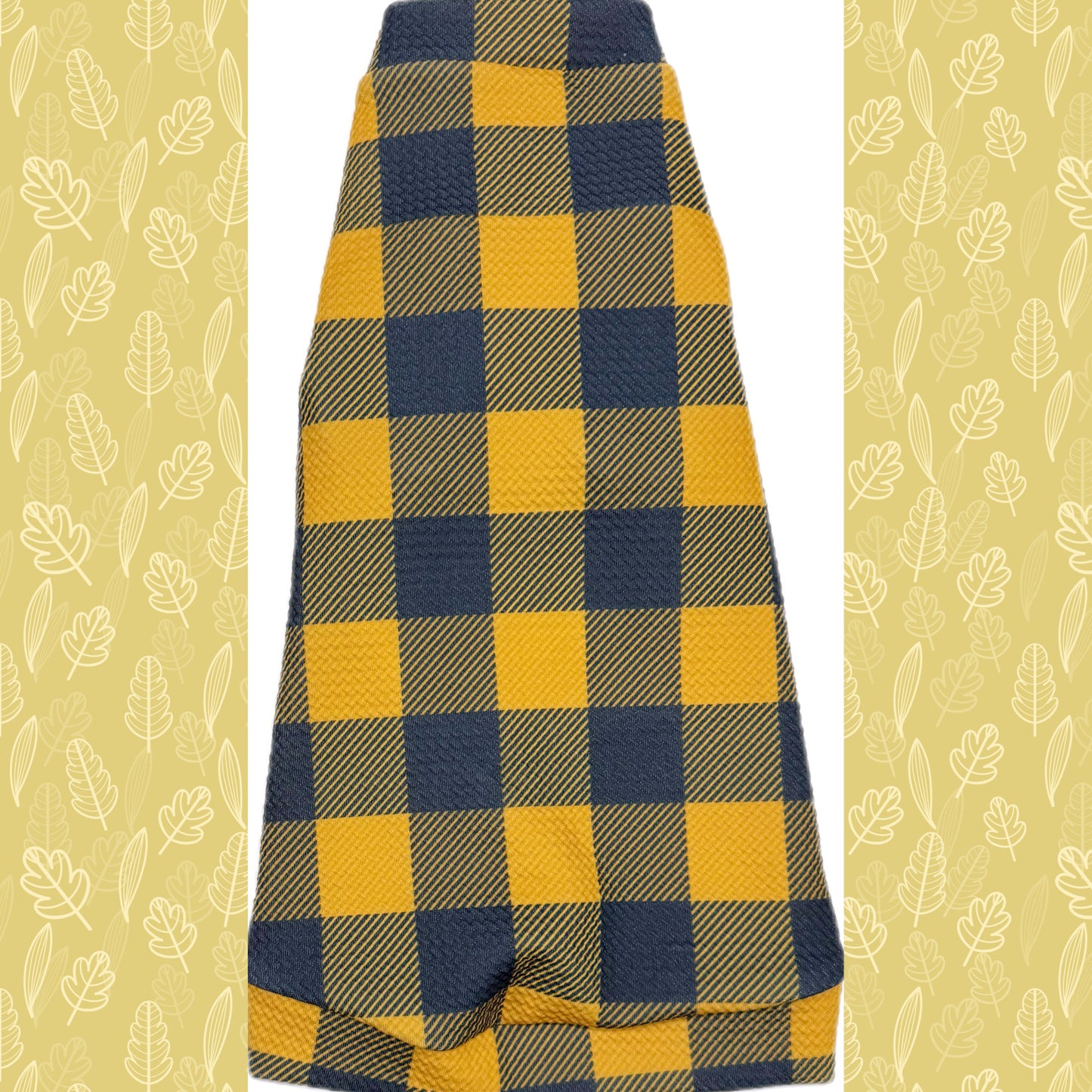 Mustard Buffalo Plaid
