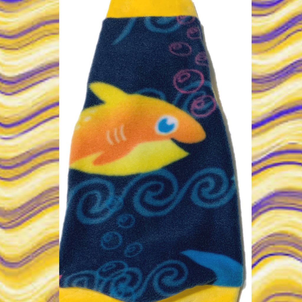 Big Fish on Navy Fleece "Reel'em in"