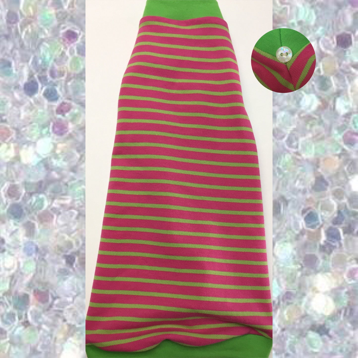 Pink and Lime Green Stripe - Nudie Patooties