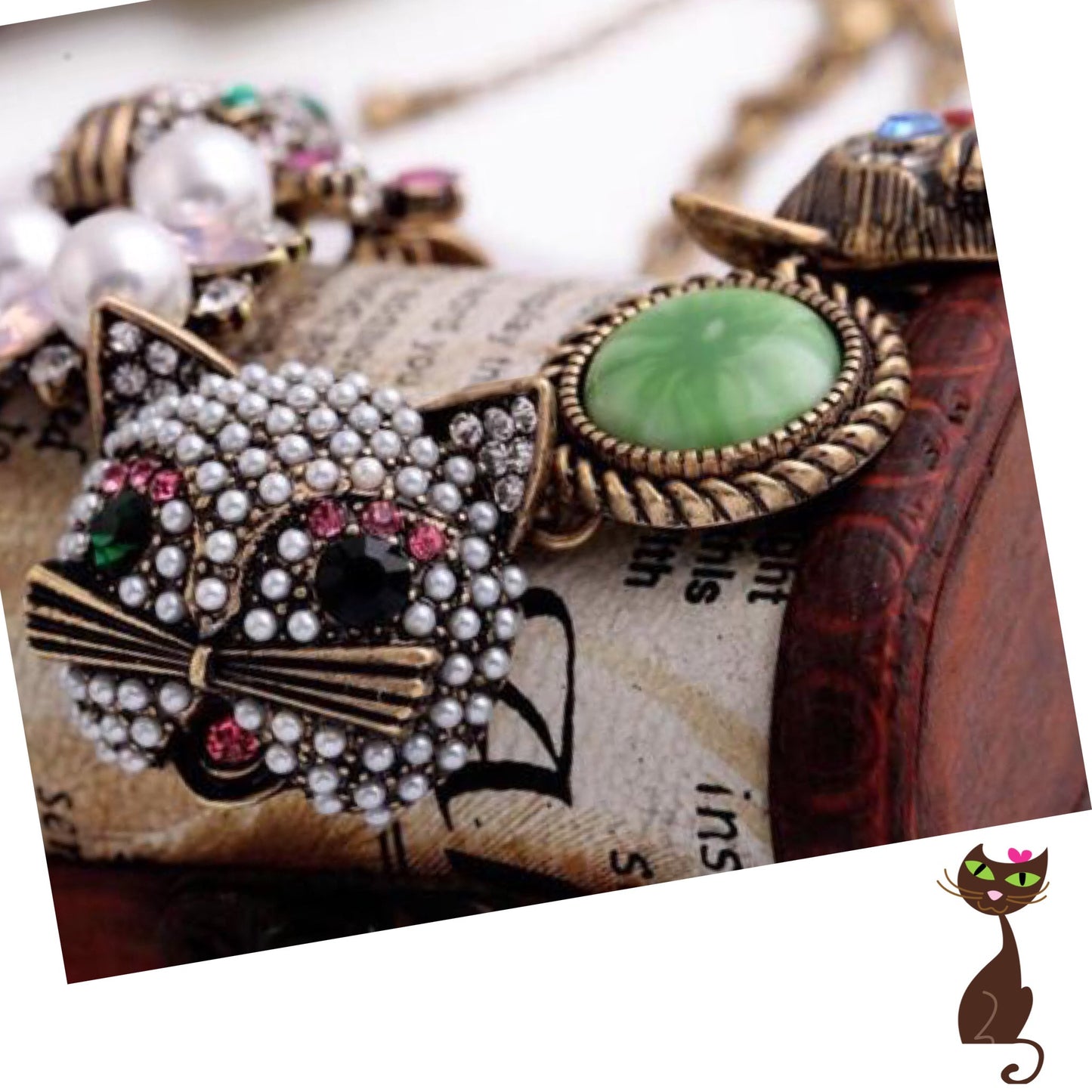 Mixed Media Cat Choker - Nudie Patooties
