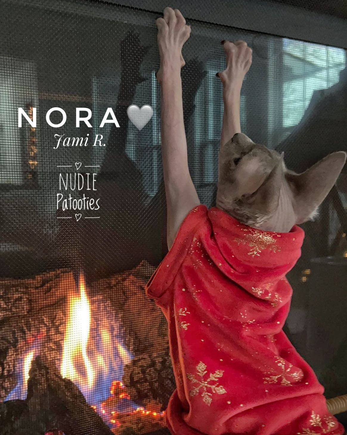 Red w/Gold Metallic Snowflakes Micro Fleece "Sparkly Snowflakes"