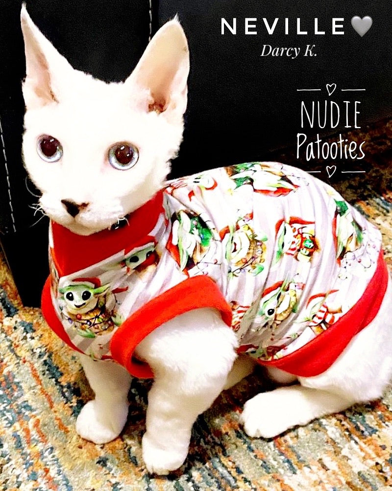 Santa Baby, Gray Stripe Christmas