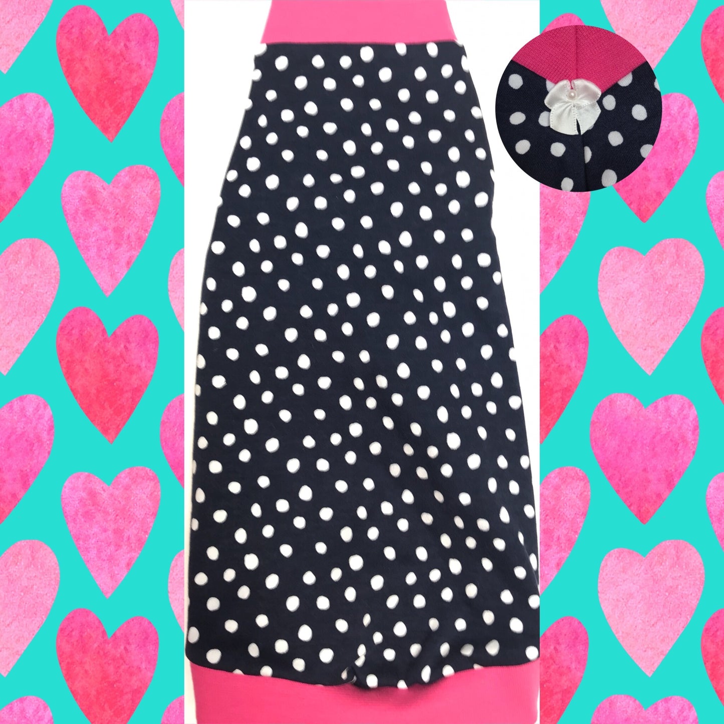 Organic Cotton Navy Polka Dot Shirt - Nudie Patooties