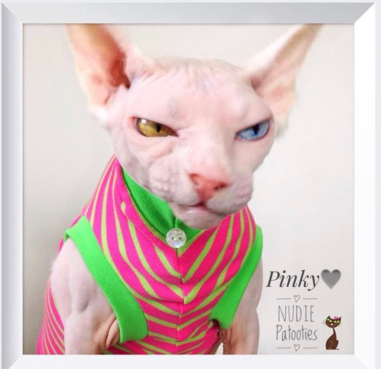 Pink and Lime Green Stripe