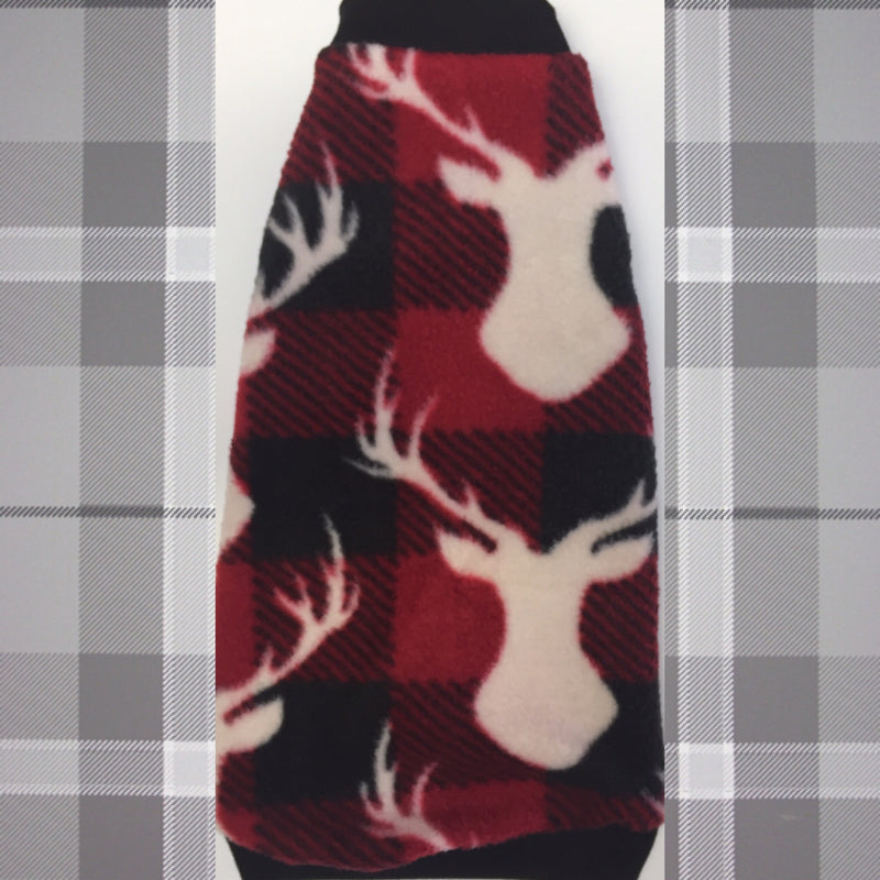 Red and Black Deer Fleece "Big Bucks" - Nudie Patooties