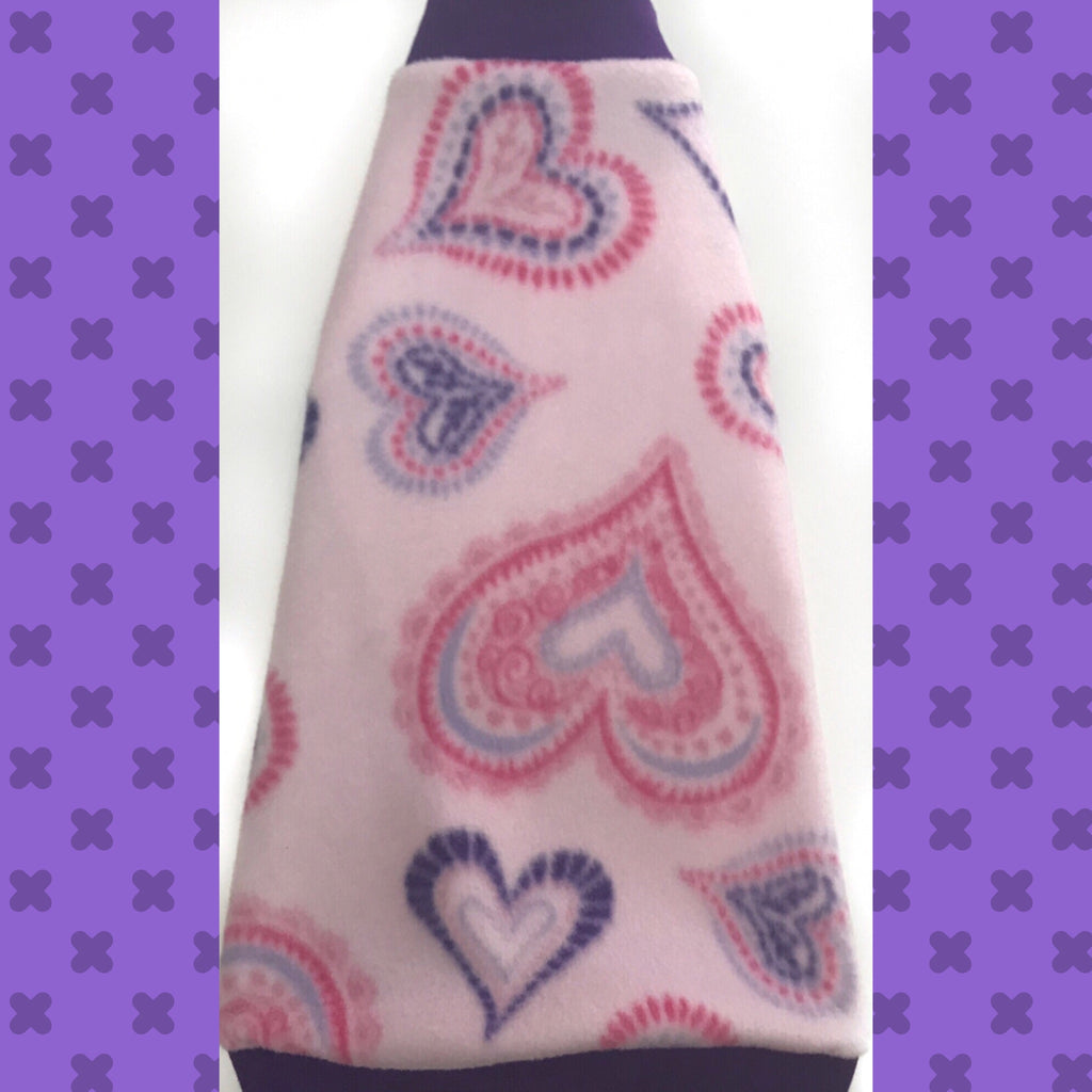 Pink and Purple Heart Fleece "Girly Girl" - Nudie Patooties