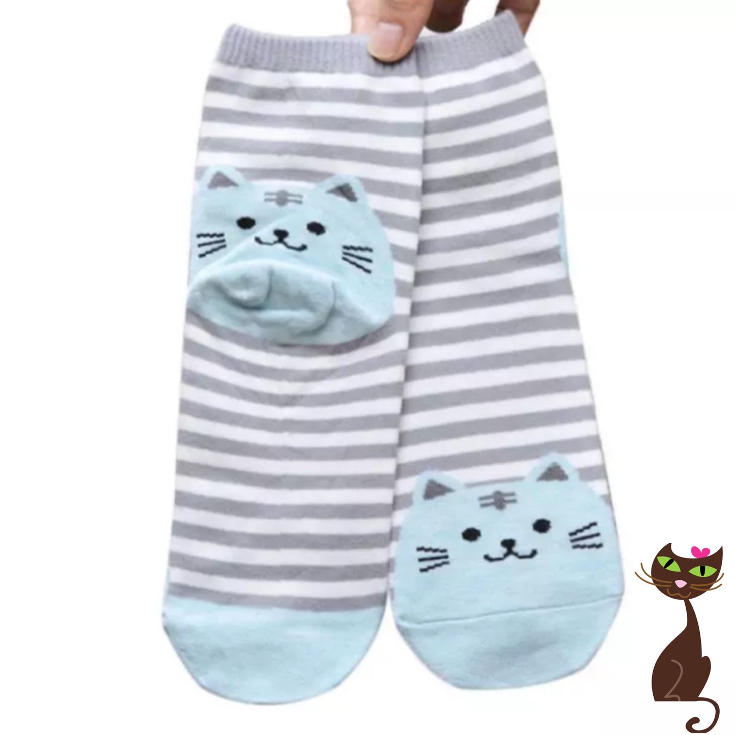 Cat Stripe Socks - Nudie Patooties Sphynx cat clothes for your sphynx cat, sphynx kitten, Donskoy, Bambino Cat, cornish rex, peterbald and devon rex cat.