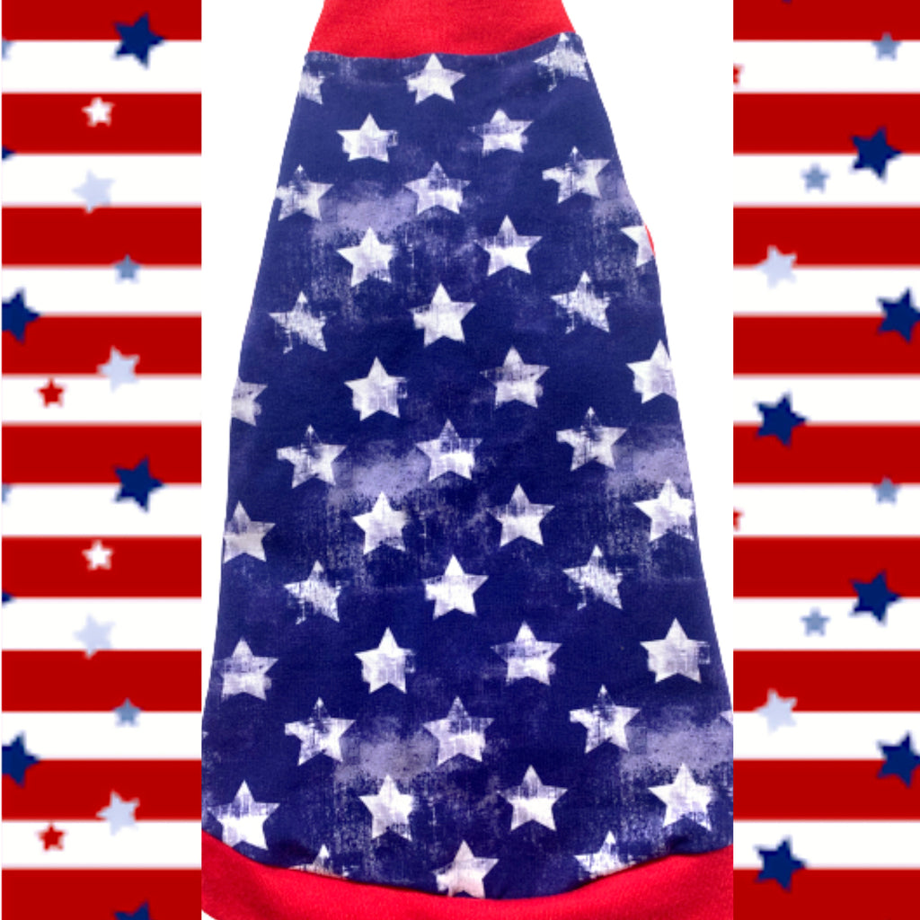 Patriotic Distressed Stars