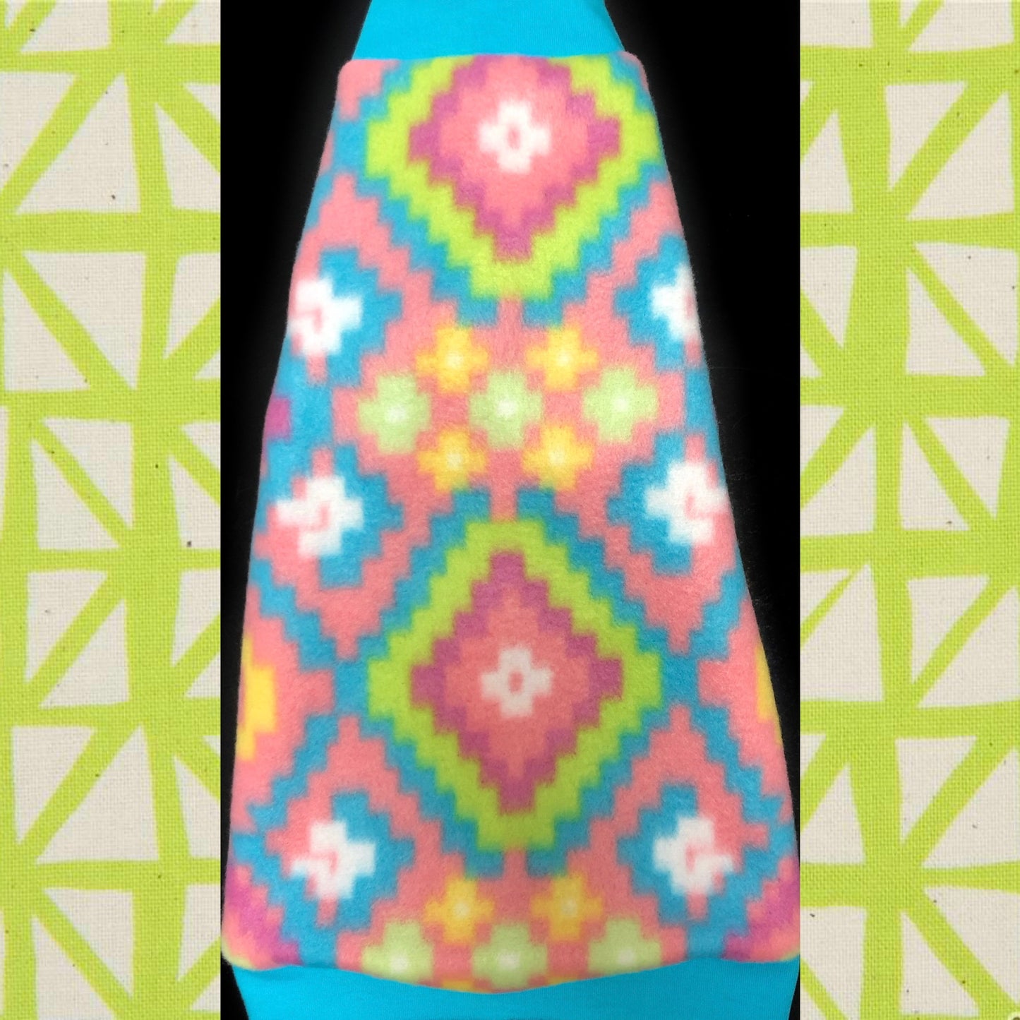 Pink and Colorful Fleece "Lady Like"