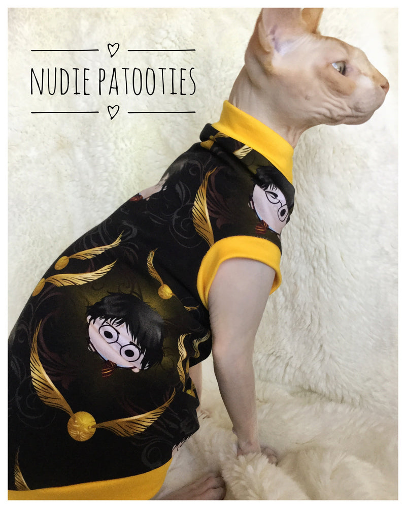 Sphynx cat and kitten shirt. Sphynx cat clothes.