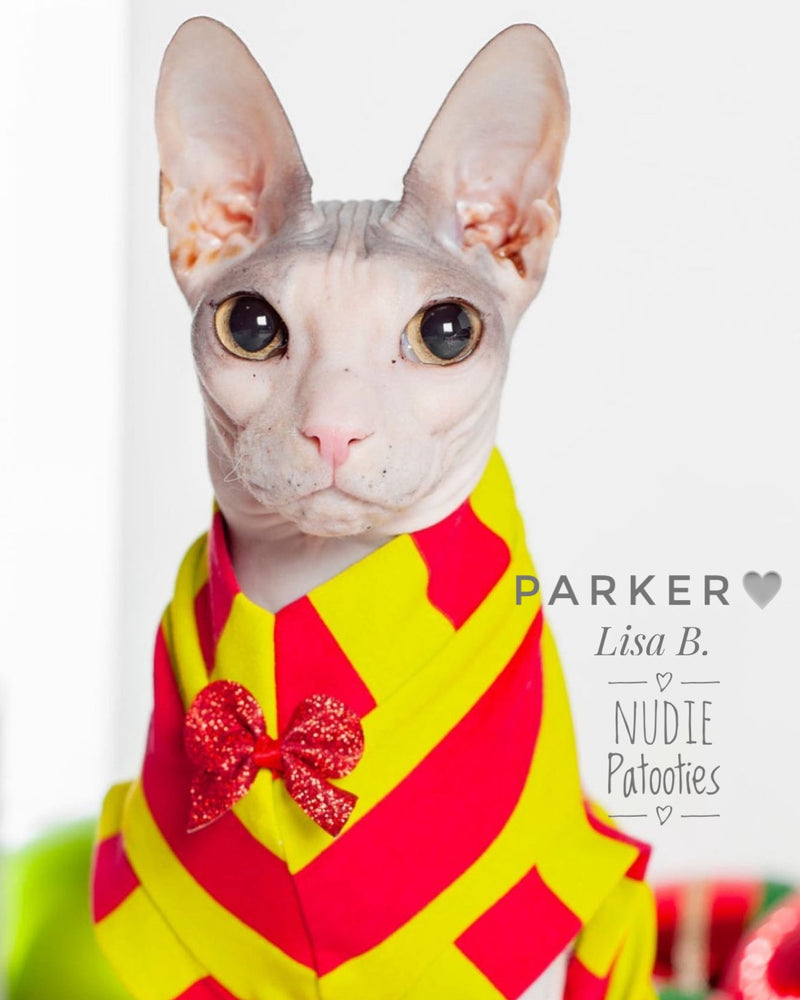 Christmas Lime & Red Stripe Shirt "Santa's Helper"
