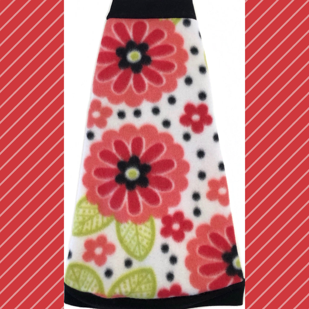 Polka Dots and Flowers Fleece "Little Lady"