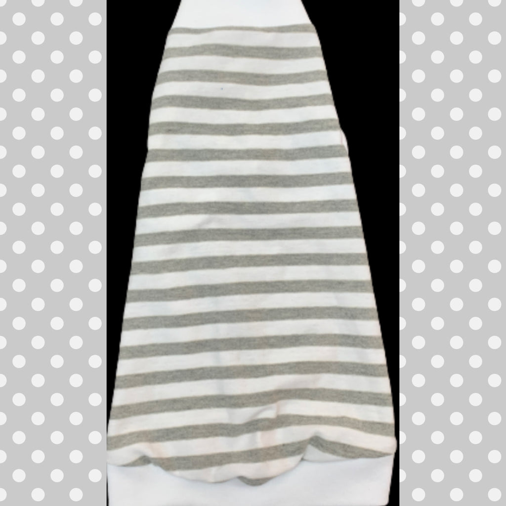Gray & White Jersey T-shirt