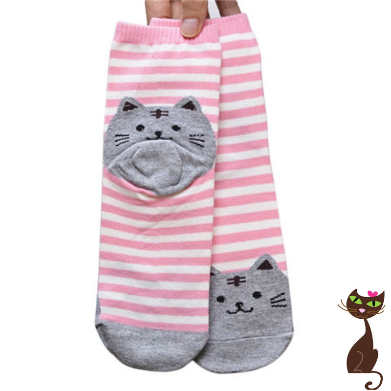 Cat Stripe Socks - Nudie Patooties Sphynx cat clothes for your sphynx cat, sphynx kitten, Donskoy, Bambino Cat, cornish rex, peterbald and devon rex cat.