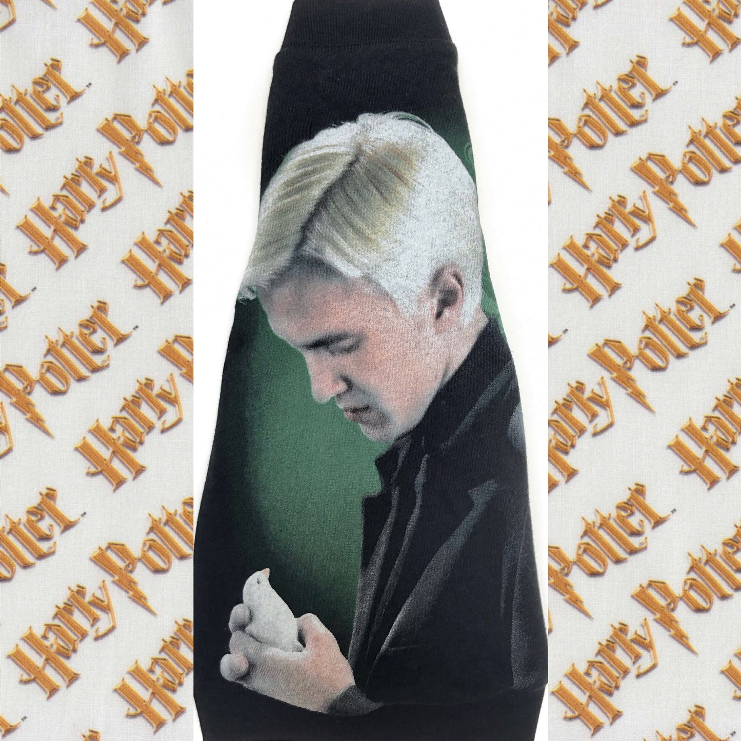 Upcycled & Altered Harry Potter Draco Sphynx Cat Shirt