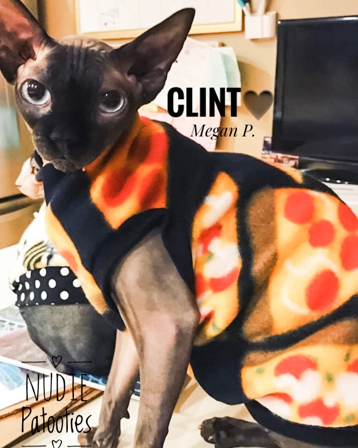 Red Pizza Fleece "Pizza Party"