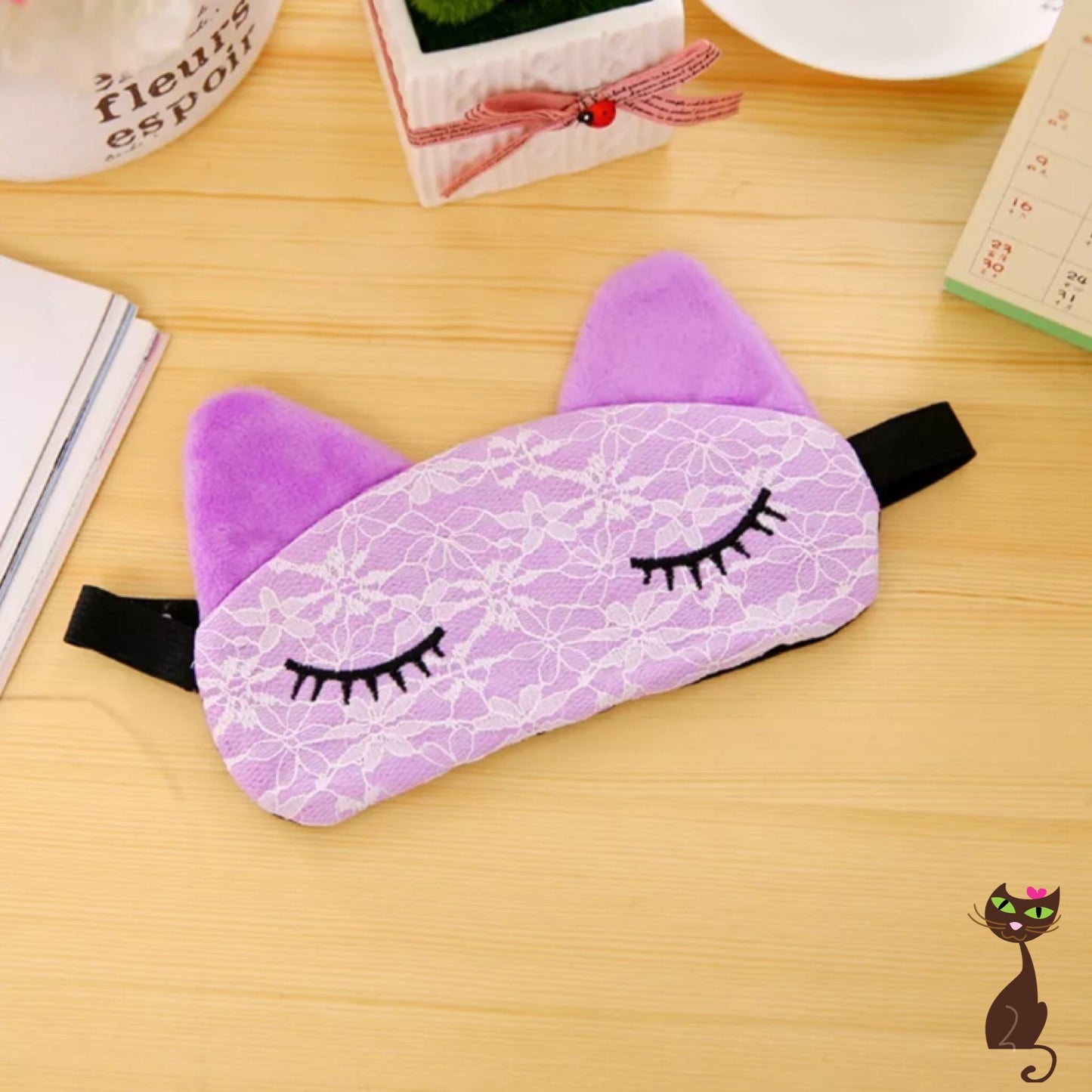 Cat Lace Sleeping Eye Mask - Nudie Patooties Sphynx cat clothes for your sphynx cat, sphynx kitten, Donskoy, Bambino Cat, cornish rex, peterbald and devon rex cat.