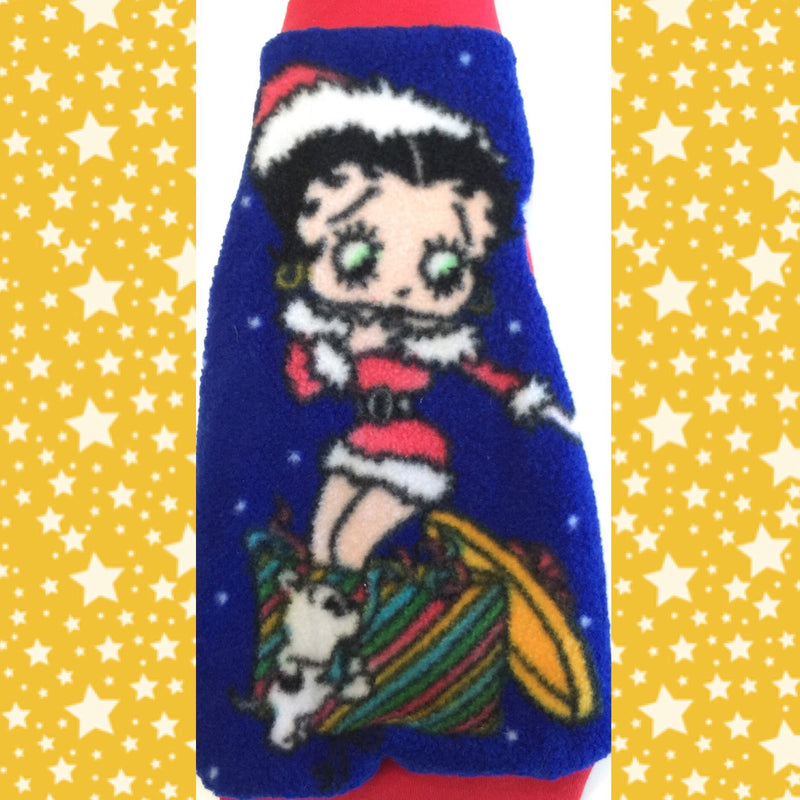 Christmas Betty Boop "Naughty is the New Nice" - Nudie Patooties Sphynx cat clothes for your sphynx cat, sphynx kitten, Donskoy, Bambino Cat, cornish rex, peterbald and devon rex cat.