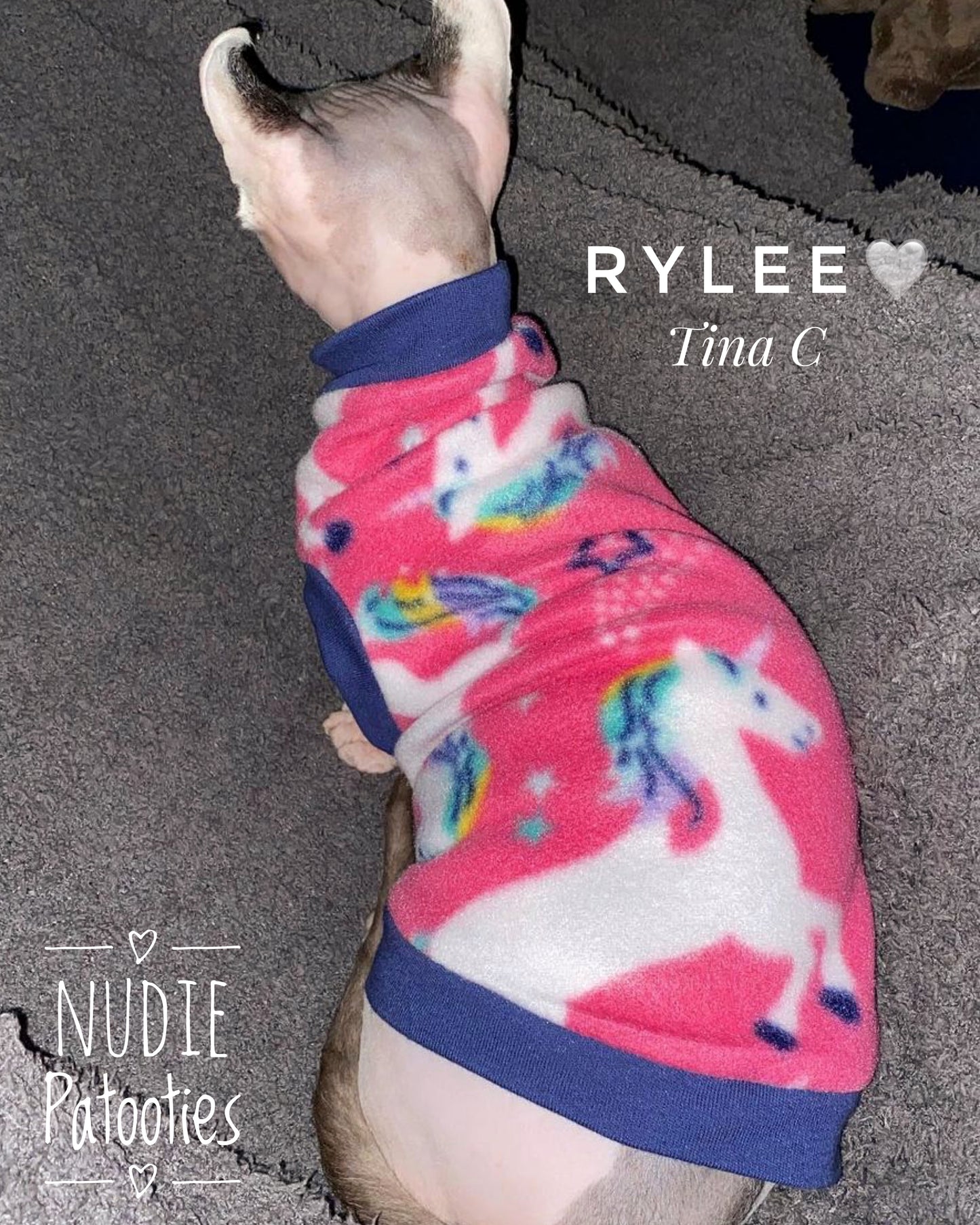 Shooting Stars & Unicorns on Pink Fleece "Make a Wish"