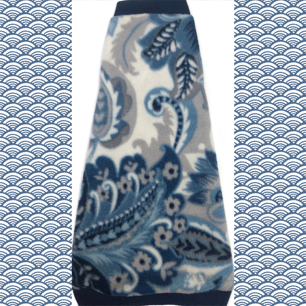 Blue Paisley Fleece "Blue Blaze"