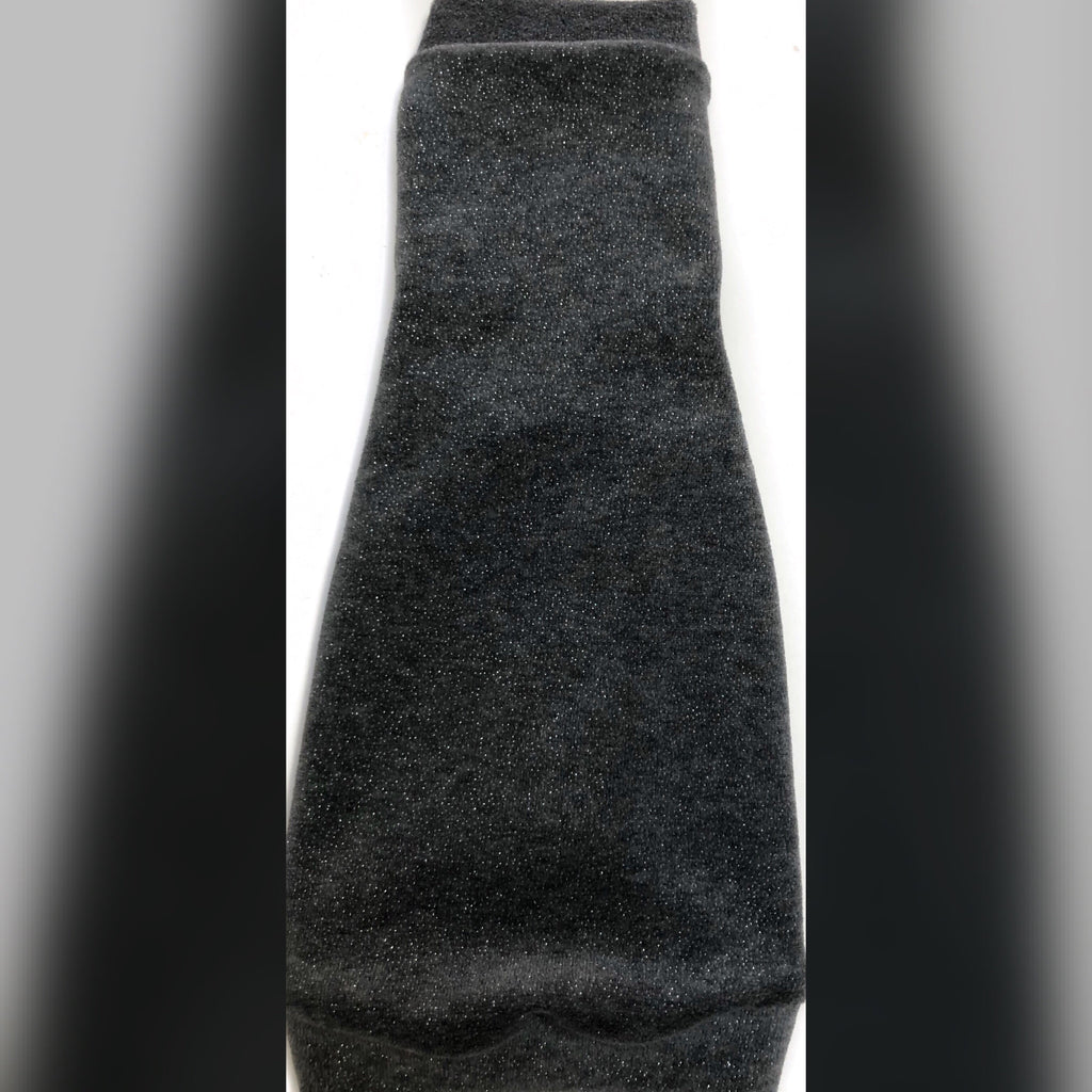 Grey Sparkly Velour