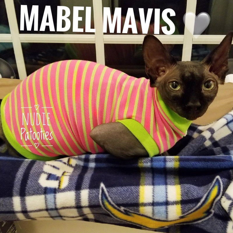 Pink and Lime Green Stripe - Nudie Patooties