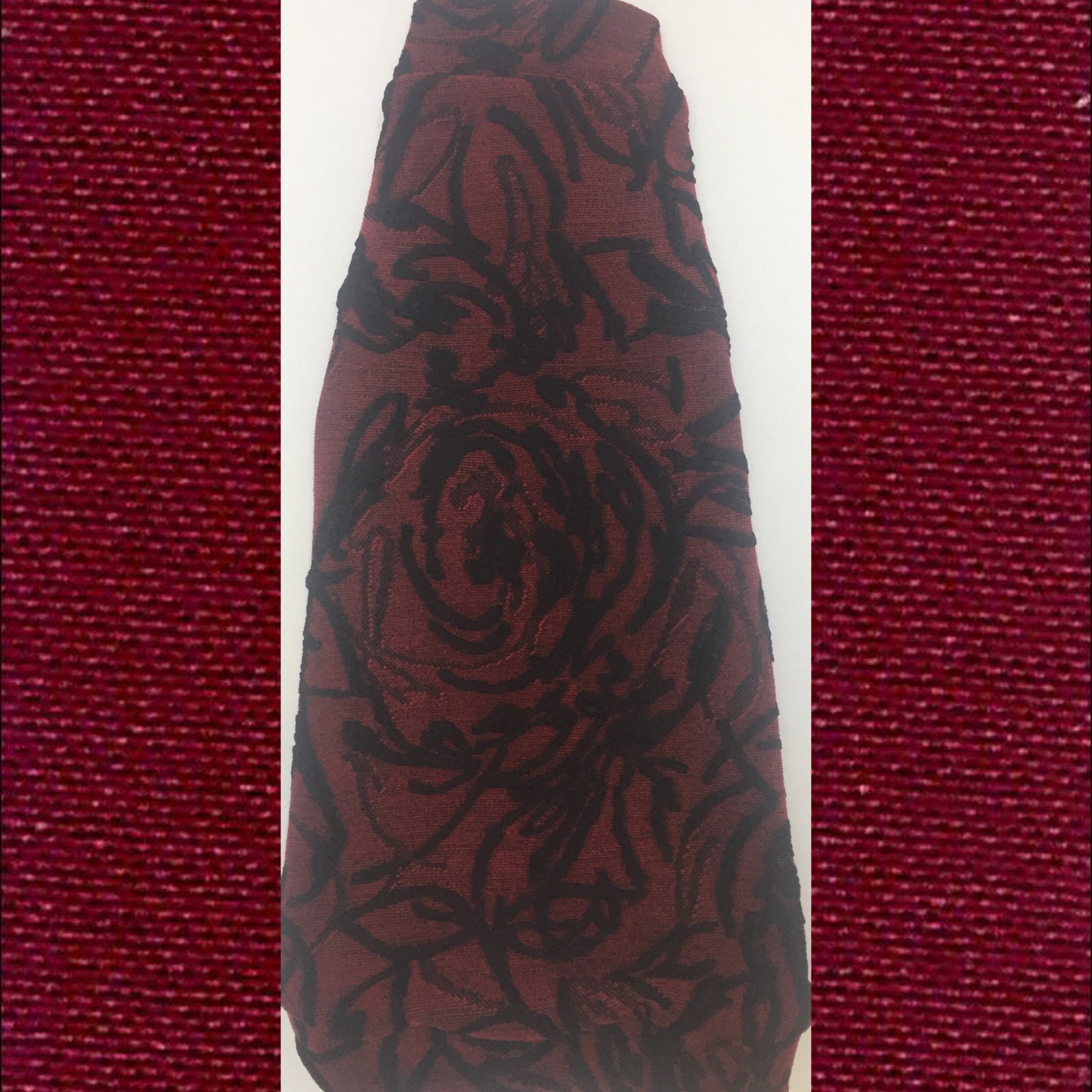 Dazzle Me- Red and Black Flocked Knit - Nudie Patooties