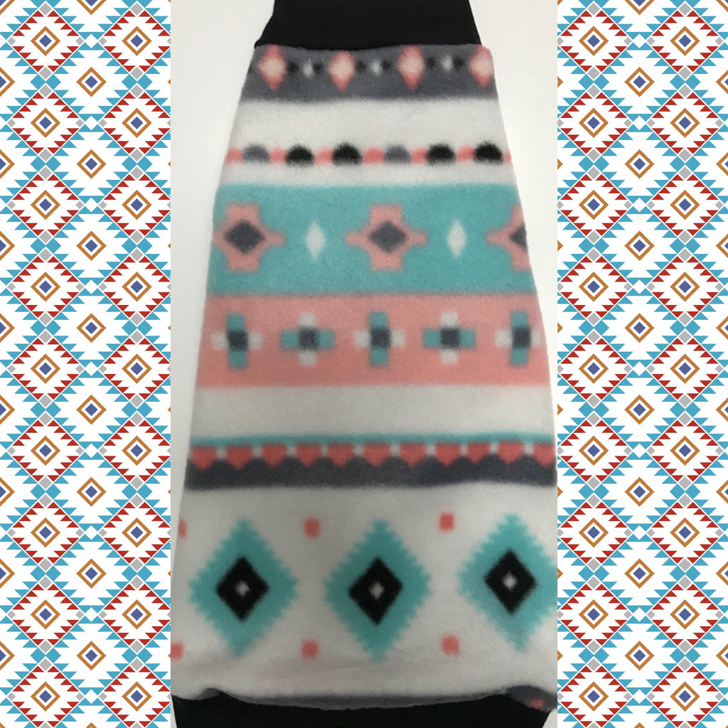 Pink and Blue Aztec Fleece "Adventure" - Nudie Patooties