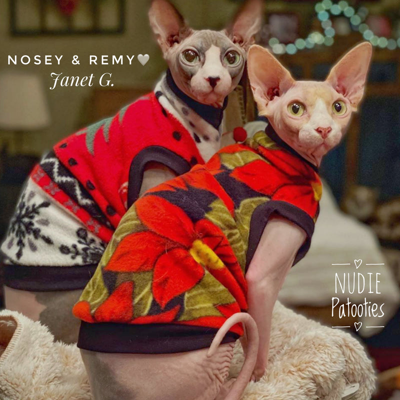 Christmas Poinsettia Fleece "Holly Jolly"
