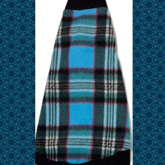 Best sphynx cat clothes.  Plaid fleece sphynx cat and kitten shirt.  