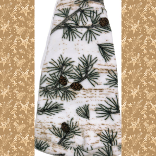 Pine Cone Fleece shirt for sphynx cat.  Best sphynx cat clothes. Warm and cozy sphynx cat sweater.
