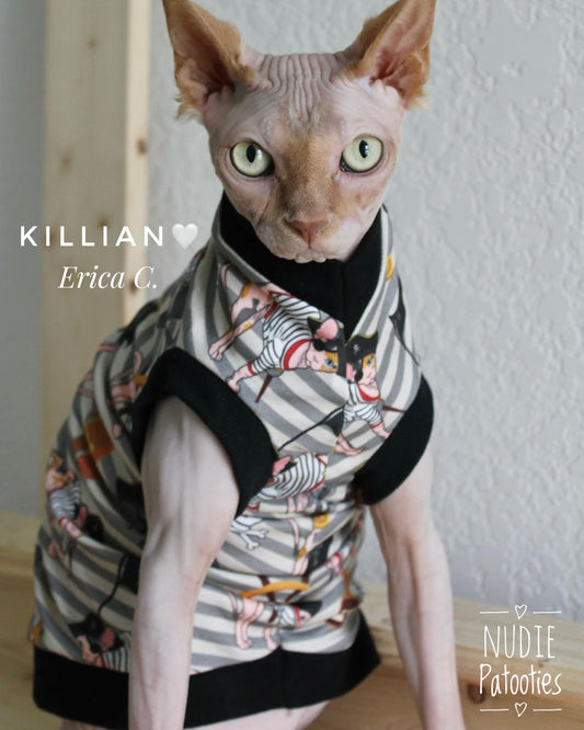 Best Sphynx cat clothing. Hairless cat apparel. Sphynx cat sweaters. Cat clothes for hairless cats. Warm sphynx cat outfits. Sphynx cat hoodies. Cozy cat wear. Cat shirts for Sphynx.  Pet clothing for Sphynx cats. Winter clothes for sphynx cats. Sphynx cat fashion.  Hairless cat t-shirts. Soft cat jumpers. Seasonal cat clothing.