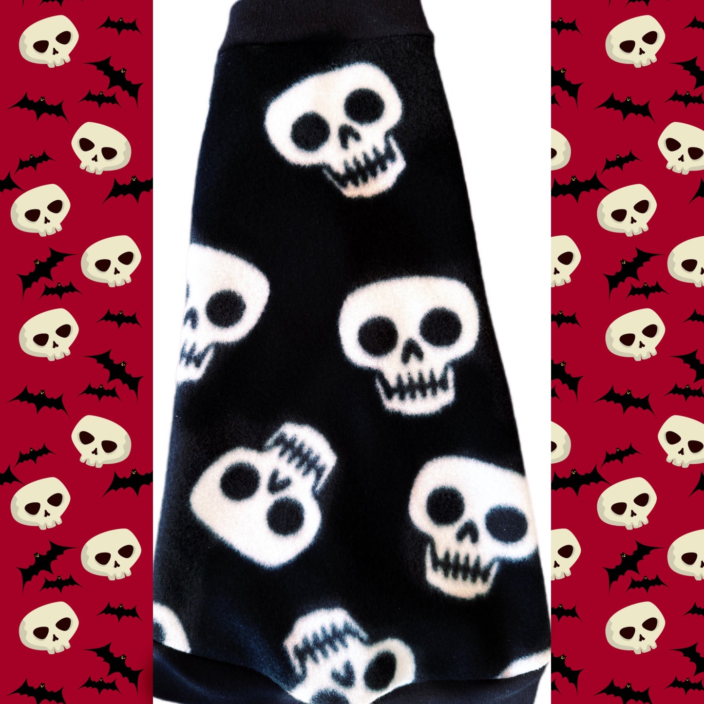Warm skull sphynx cat and kitten Halloween shirt.  Sphynx cat clothes 