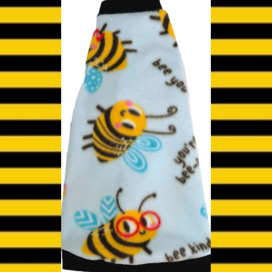 Cute cozy warm fleece shirt for your sphynx cat and kitten.  Best sphynx clothes, sweaters and swag