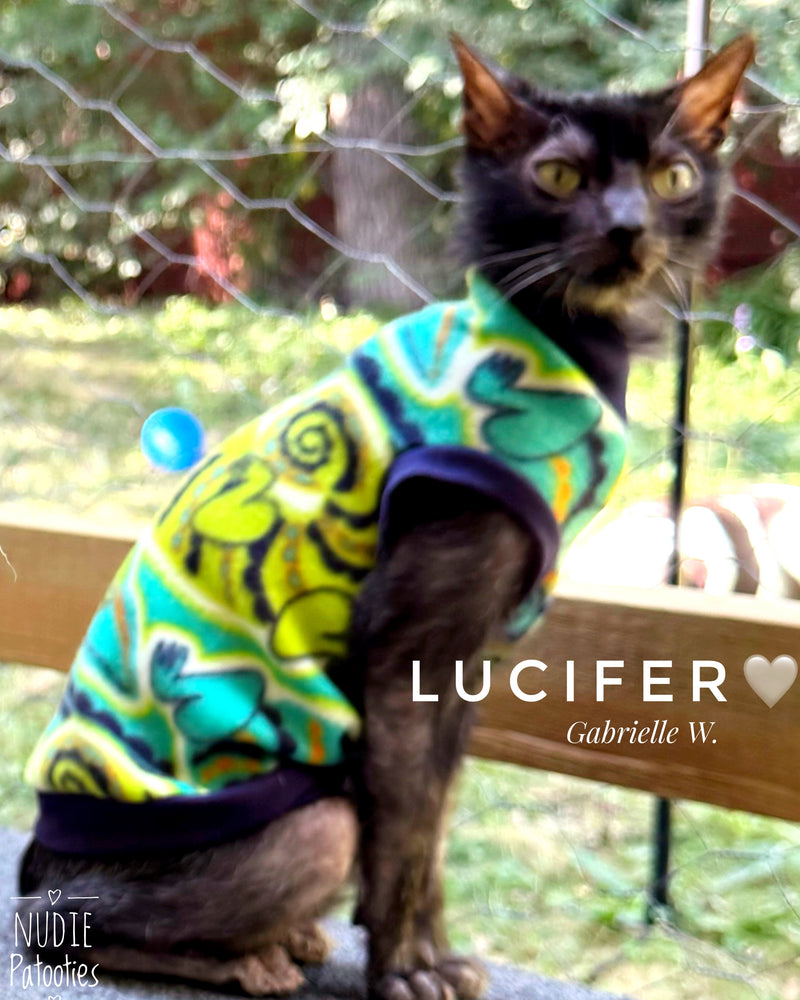 Green & Navy Packed Lizards "Chameleon"