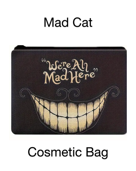Mad Cat Cosmetic Bag