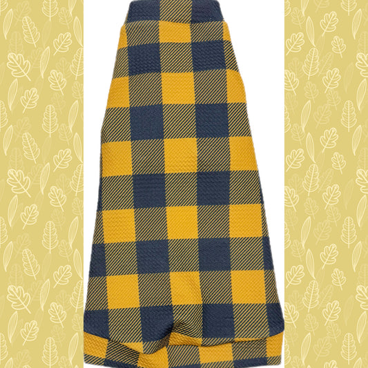 Mustard Buffalo Plaid