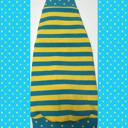 Turquoise and Yellow Stripe - Nudie Patooties