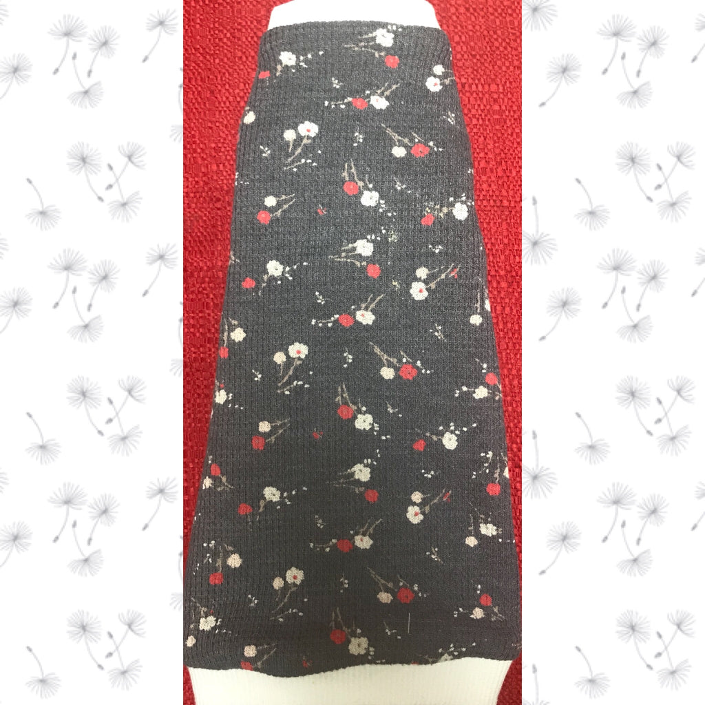 Coral and White Flowers Waffle - Nudie Patooties  Sphynx cat clothes for your sphynx cat, sphynx kitten, Donskoy, Bambino Cat, cornish rex, peterbald and devon rex cat. 