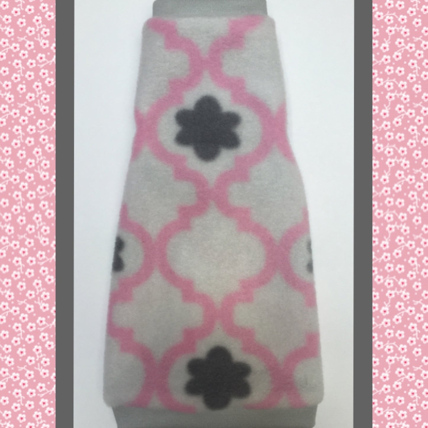 Pink and Grey Fleece with Faux Fur "Zooley" - Nudie Patooties