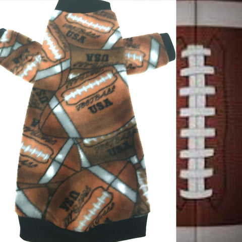 Long Sleeve Touchdown Football Fleece - Nudie Patooties